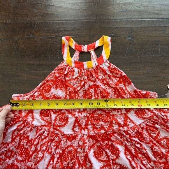 Free‎ People Mimi Tunic Lavender Combo Linen Blend Top Size XS Women - Picture 9 of 9